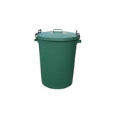 110L Clip Bin with Lid Green  Adomoo